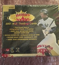 2001 Fleer Showcase Hobby Wax Box Factory Sealed /read my description