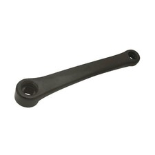 PEDIVELLA SINISTRA 170mm Perno Quadro in ACCIAIO / Colore Nero