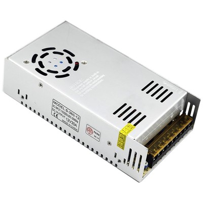 DC 12V 30A Power Supply 360W Universal Regulated Switching AC to DC Converter AC