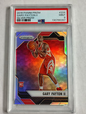 2016-17 Panini Prizm GARY PAYTON II Silver Prizm Rookie RC #224 PSA 9 MINT