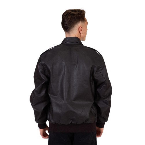 Air Force A2 Leather Flight Jacket - Picture 11 of 12