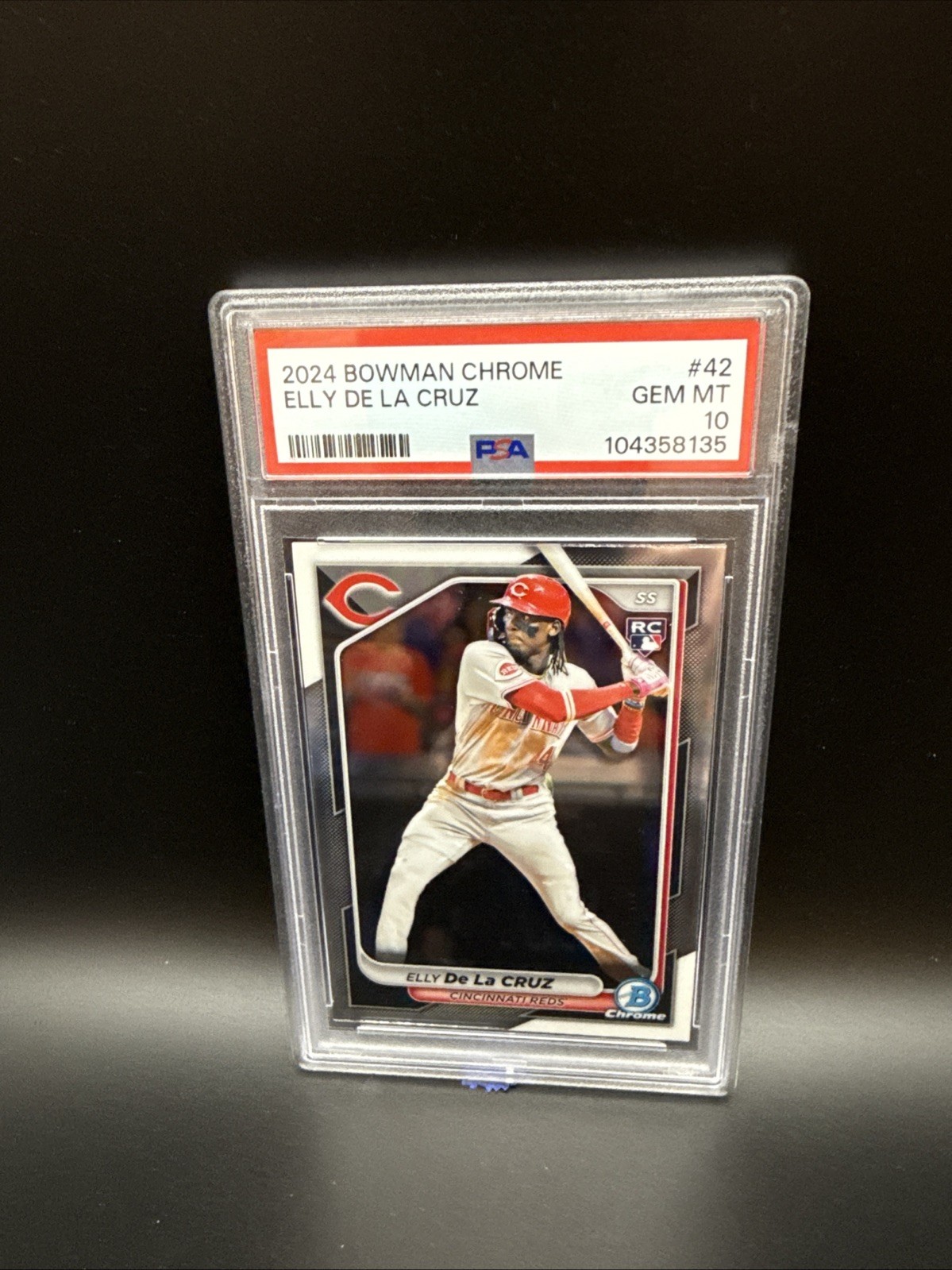 2024 Bowman Chrome Elly De La Cruz RC Rookie #42 Reds PSA 10
