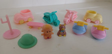 Vintage 1990s Teddy’s World Wonderland Bears House Miniature Playset Car Scooter