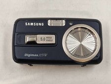 Samsung Digimax A55W 5.0 MP Digital Camera Black - Not Working For Parts