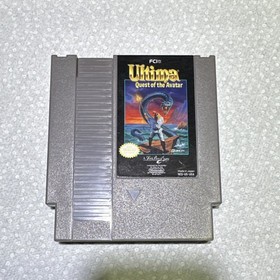 Ultima: Quest of the Avatar Nintendo NES FCI Game Cartridge and Manual