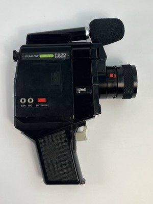 UNTESTED Fujica P500 Single 8 Sound Video Camera Black | eBay
