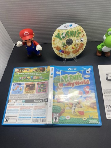 Yoshi's Woolly World (Nintendo Wii U, 2015) Completo Probado Vendedor Canadiense - Imagen 2 de 4
