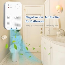 Portable Ionic Air Purifier: Household Silent Plug-in for Toilets, Shoes  (1)