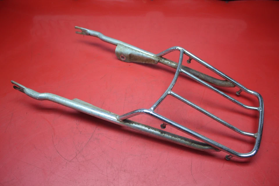 1972 SUZUKI TS90 REAR BACK LUGGAGE RACK CARRIER  Foto 2 de 4