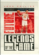 2020-21 NBA Hoops John Collins #23 Future Legends Of the Game /999