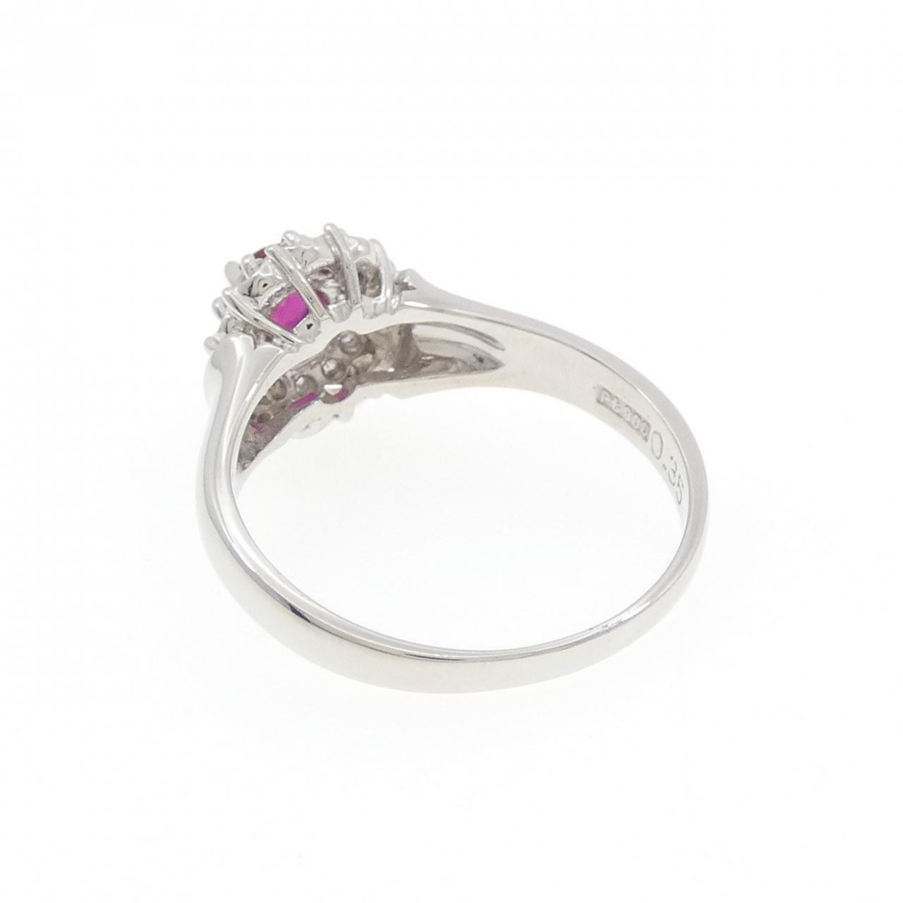 Authentic PT900 Ruby Ring 0.35CT #260-008-051-5180 - image 3