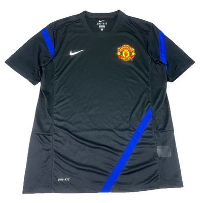 Nike Manchester United Dri-FIT シャツ Lサイズ Nike Manchester United Warm Up Training Jersey Shirt Mens L Black