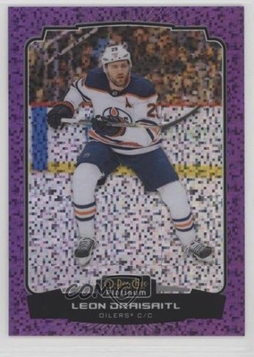 2022-23 O-Pee-Chee Platinum Violet Pixels 26/299 Leon Draisaitl #4 1sj3