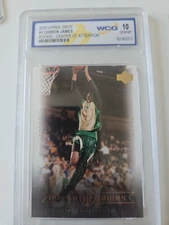 2003-04 Upper Deck LeBron James #4 Rookie- Center Of Attention WCG 10 GEM-MT