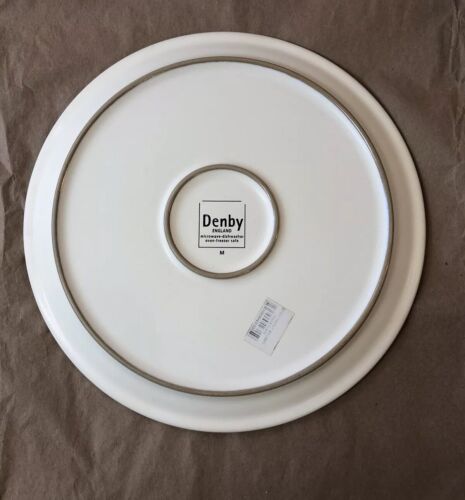 Denby Energy White Dinner Plate ~new~ - Picture 4 of 6