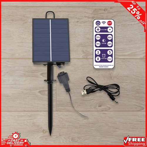 Solar Battery Box Outdoor Indoor LED String Lamp Panel Controller with ...