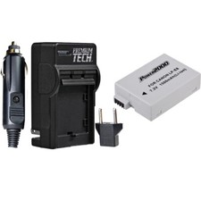 LPE8 Battery with Charger for Canon EOS Rebel T2i, T3i, T4i, T5i SLR Camera