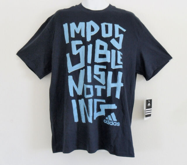 adidas t shirt impossible is nothing