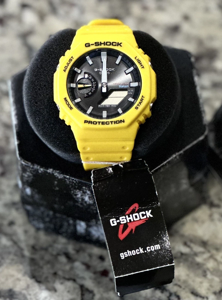 G shock sales watch yellow