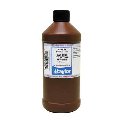 TAYLOR R-0871-E Chlorine FAS-DPD Titrating 16 oz