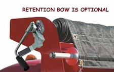 DTR Buyers Product Hand Crank Dump Truck Tarp Roller Kits w/Solid Vinyl Tarp