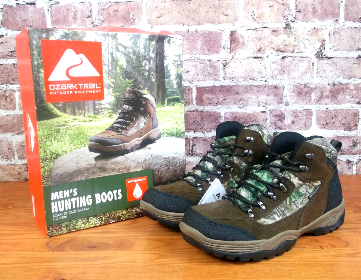 NEW Men's CAMO HIKING HUNTING BOOTS Waterproof Camouflage size
