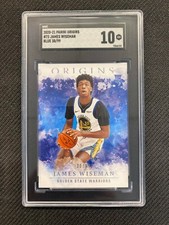 JAMES WISEMAN 2020-21 ORIGINS #72 BLUE 30/99 SGC 10 GEM MINT ROOKIE CARD RC GSW