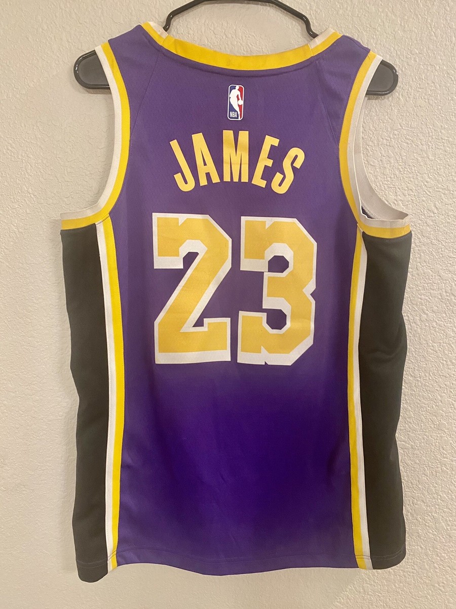 NIKE - Ⓜ️NIKE/NBA Lakers LeBron James Swingman Nike NBA Lakers Lebron James Swingman Jersey Black Men's