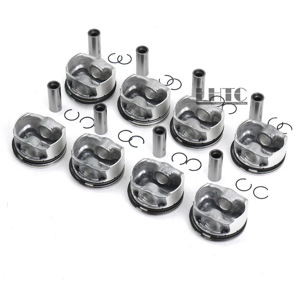 8x Pistons & Rings Set STD 9.3:1 For Audi RS6 C7 RS7 S8 4.0 TFSI CTF CWU CRD DDT - Image 4 of 4