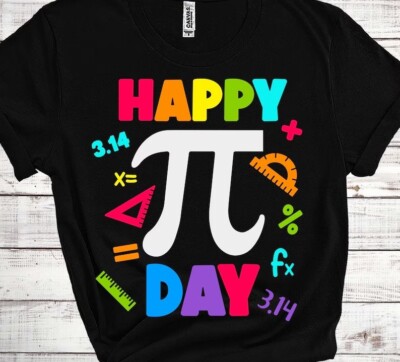 Happy Pi Day T-Shirt Zahlen Mathe Lehrer Geschenk Schultag Männer Frauen Kinder Tee Top