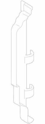 Genuine Ford 2013-2019 Taurus Engine Radiator Side Air Baffle Left DG1Z-8310-G