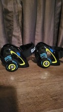 Razor Jetts Heel Wheels Heelys Adjustable Strap Onto SHOE SKATES BLACK