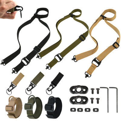 Adjustable MS4 2 Point QD Sling Strap/D Ring Loop Sling Mount Strap/Buckle Base