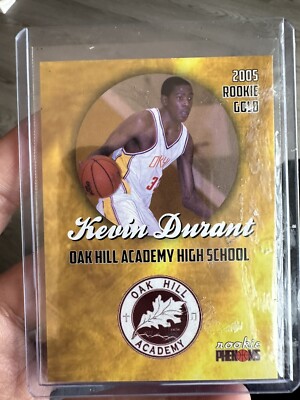 2005 Kevin Durant GOLD Rookie Showcase Prospects, Oak Hill Academy High School | eBay