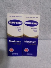 2  Blue-Emu 3 Oz. Each Arthritic Joint Pain Exp. 07/27