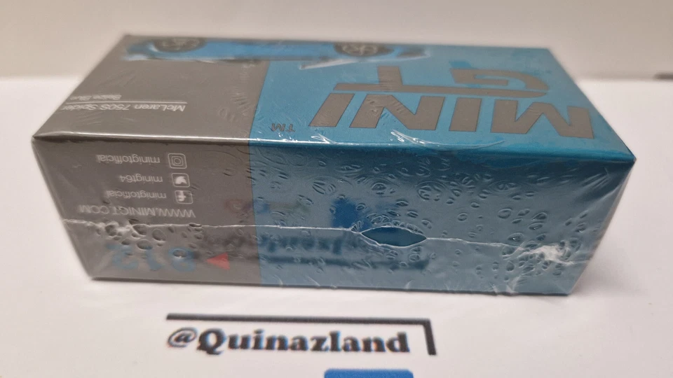 Mini GT McLaren 750S Spider Belize Blue n°812 (NP06) - Photo 3/4