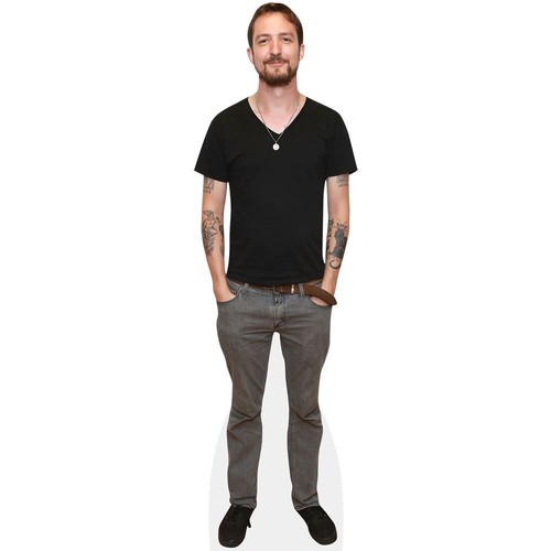 Silhouette En Carton D'Andy Samberg - Présentoir En Plastique