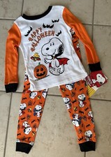 Unisex Boy Girl 3T Peanuts Halloween Pajamas NWT Retailed For 24.00.