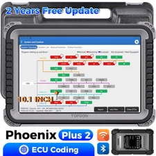 2025 TOPDON Phoenix Plus 2 Elite Bidirectional Car Diagnostic Scanner ECU Coding