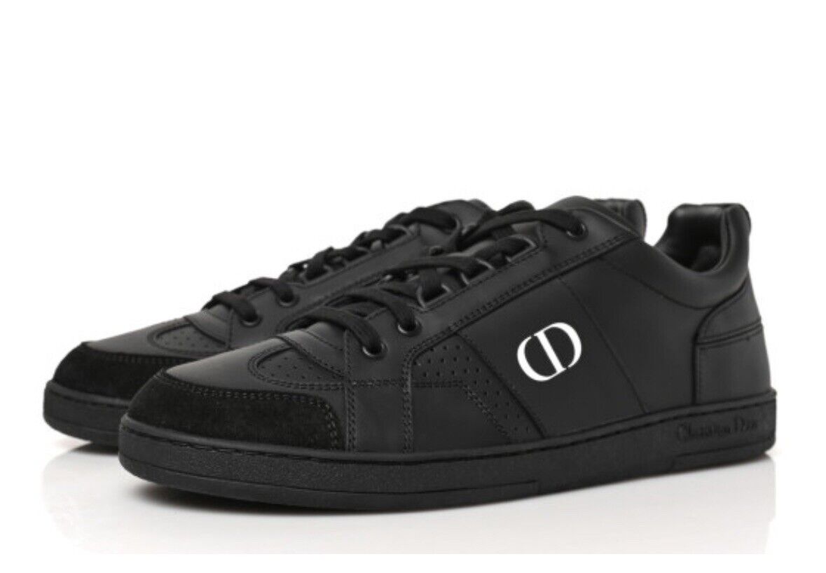BRAND NEW CHRISTIAN DIOR Calfskin Suede Logo Sneakers 37.5 BRAND NEW CHRISTIAN DIOR Calfskin Suede Logo Sneakers 37.5