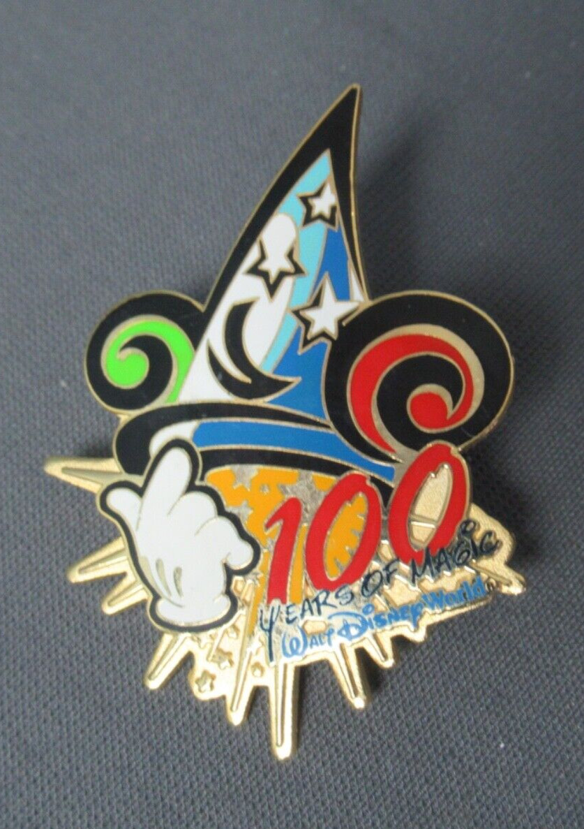 Mickey Mouse Hat 100 Years Of Magic 2002 Enamel Pin - f4 pr