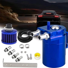 Oil Catch Can Kit Reservoir Baffled Tank with Breather Filter Universal Aluminum