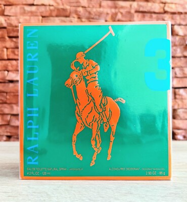 Ralph Lauren 3 The Big Pony Collection 125ml 4.2 oz EDT Travel Set