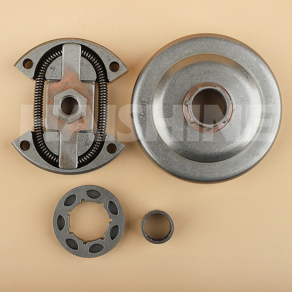 Kit de cojinete de piñón de tambor de embrague de 3/8"-7T para motosierras Husqvarna 55 Rancher 50 Foto 2 de 4