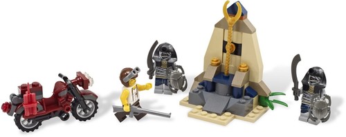 Lego PHARAOHS QUEST 7306 Guardiani del Bastone Dorato NUOVO Mamma Guerrieri. Moto - Foto 3 di 11