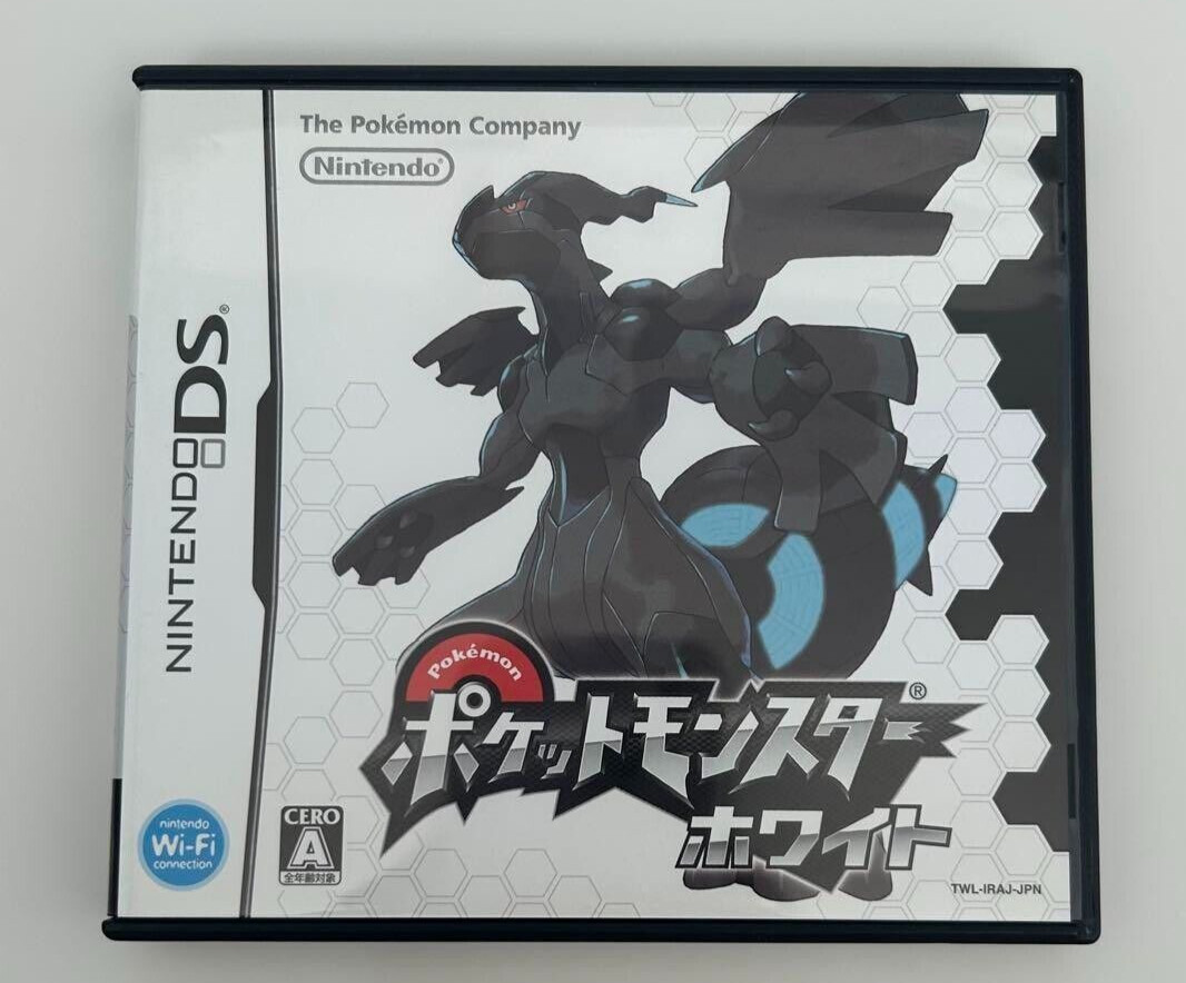 Bolsillo Monsters Blanco Pokemon Blanco Nintendo DS Japonés Ver Probado