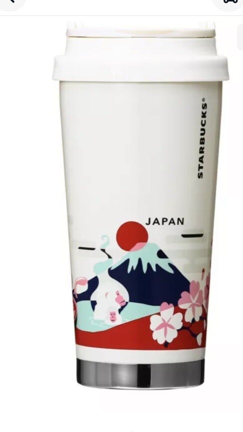 Starbucks tumbler Japan limited, Mt. Fuji, castle, Daruma