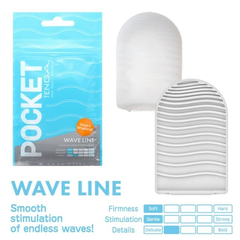 Tenga Wave Line Masturbador Pocket (Cod. Dl-D-230820)