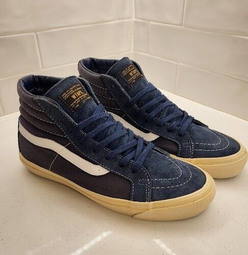 2013 Vans Vault X WTAPS SK8 Hi OG Navy White Mens Size 9 2013 Vans Vault X WTAPS SK8 Hi OG Navy White Mens Size 9
