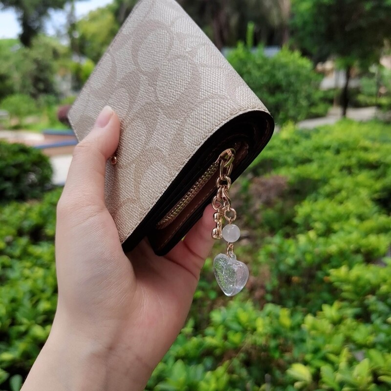 Heart Bowknot Pendant Coin Purse Pendant Harajuku Zipper Buckle Pendant